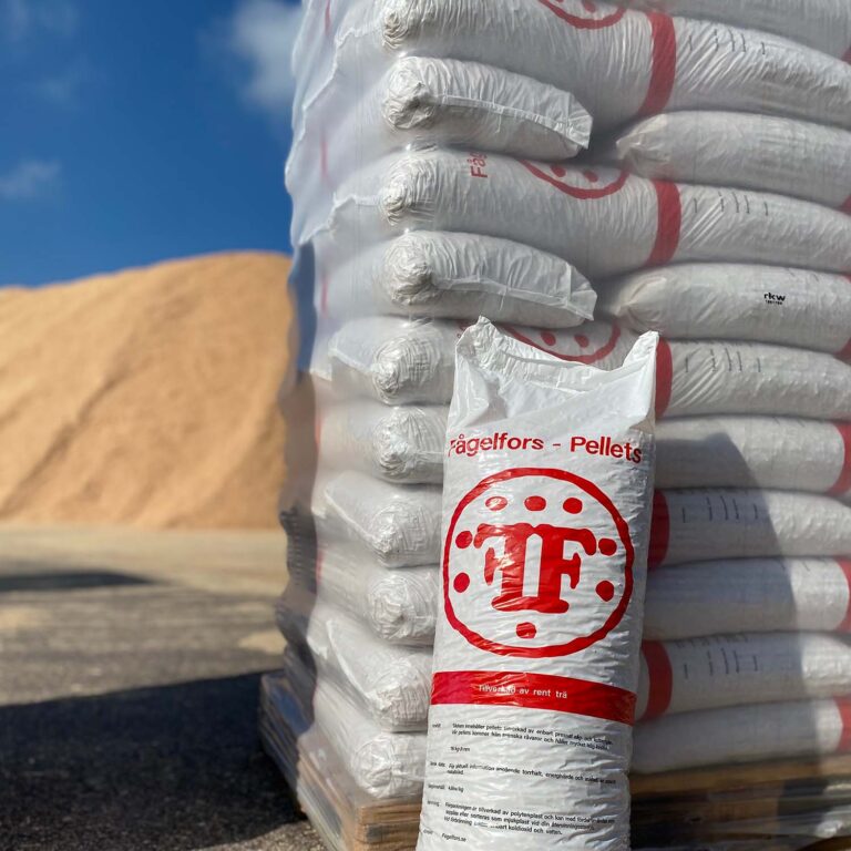 Värmepellets 6 mm Helpall säck 16kg Fågelfors Pellets